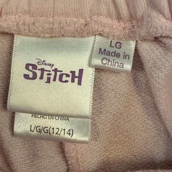 Stitch Stay Weird Pink Shorts LARGE - Picture 3 of 4
